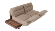 Adjustable Bosphorus Tech Sofa with reclining seat and modular wood tray